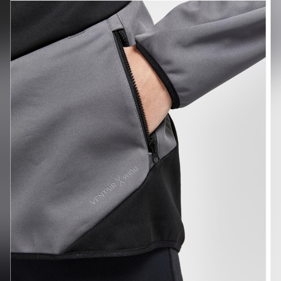 CRAFT WOMEN'S GLIDE JACKET - Black/Granite Size L - Picture 3 of 13